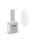 NAILSOFTHEDAY Gel Polish Coconut — esmalte semipermanente blanco lechoso con pan de oro, cubre en una sola capa, 10 ml.
