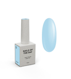 NAILSOFTHEDAY Gel Polish Iris — esmalte semipermanente azul cielo, cubre en una sola capa, 10 ml.