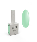 NAILSOFTHEDAY Gel Polish Maldives — esmalte semipermanente verde menta cálido, cubre en una sola capa, 10 ml.