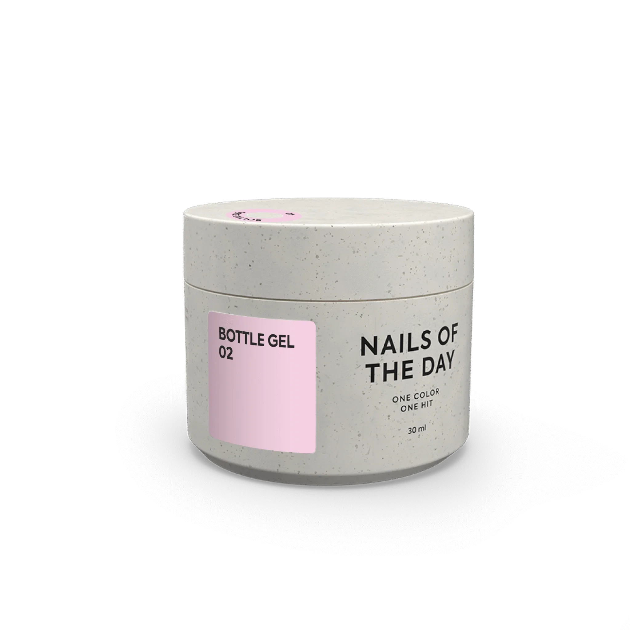 NAILSOFTHEDAY Bottle gel 02 – gel súper fuerte (rosa pálido), 10 ml