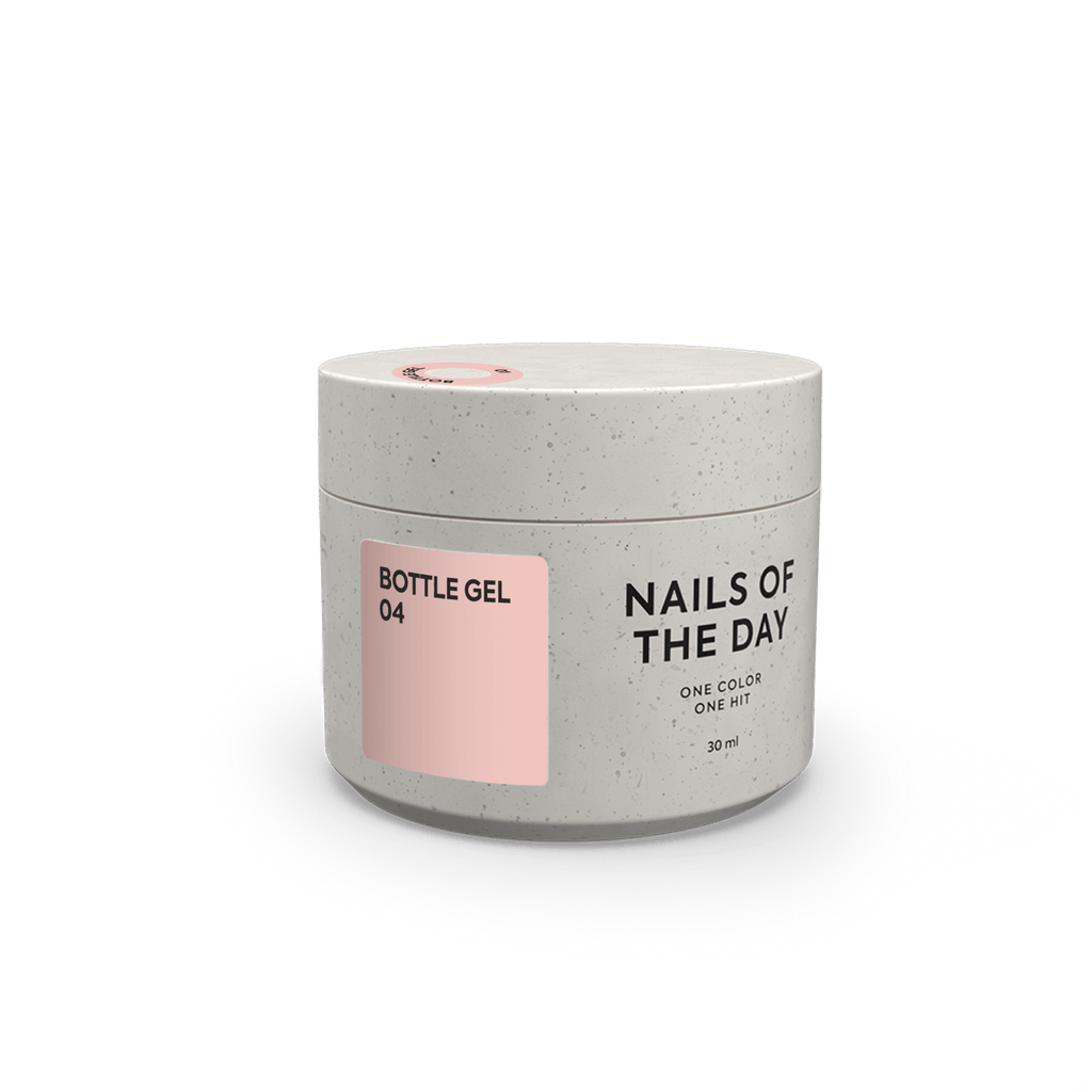 NAILSOFTHEDAY Bottle gel 04 – gel ultrafuerte (beige leche), 10 ml