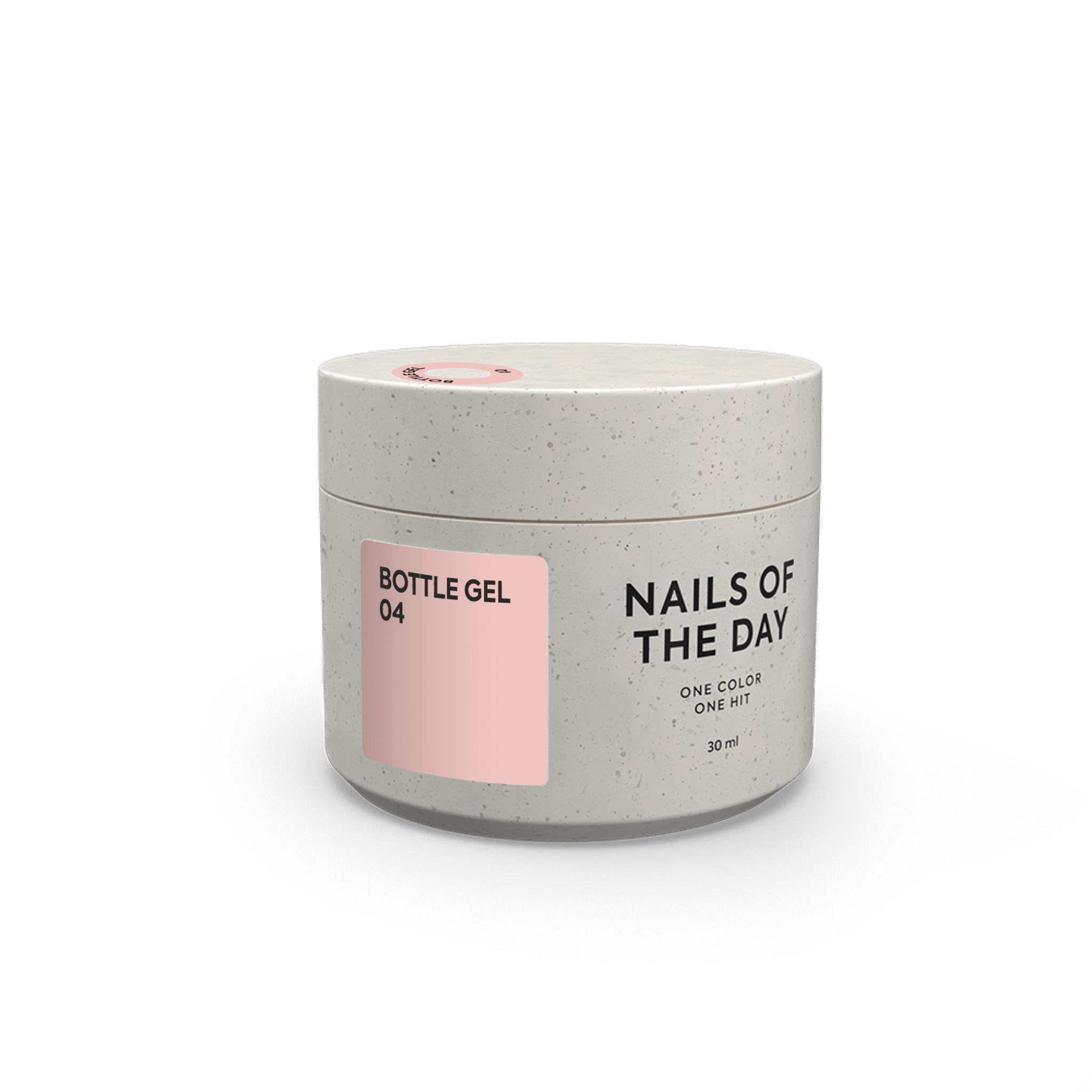 NAILSOFTHEDAY Bottle gel 04 – gel ultrafuerte (beige leche), 10 ml