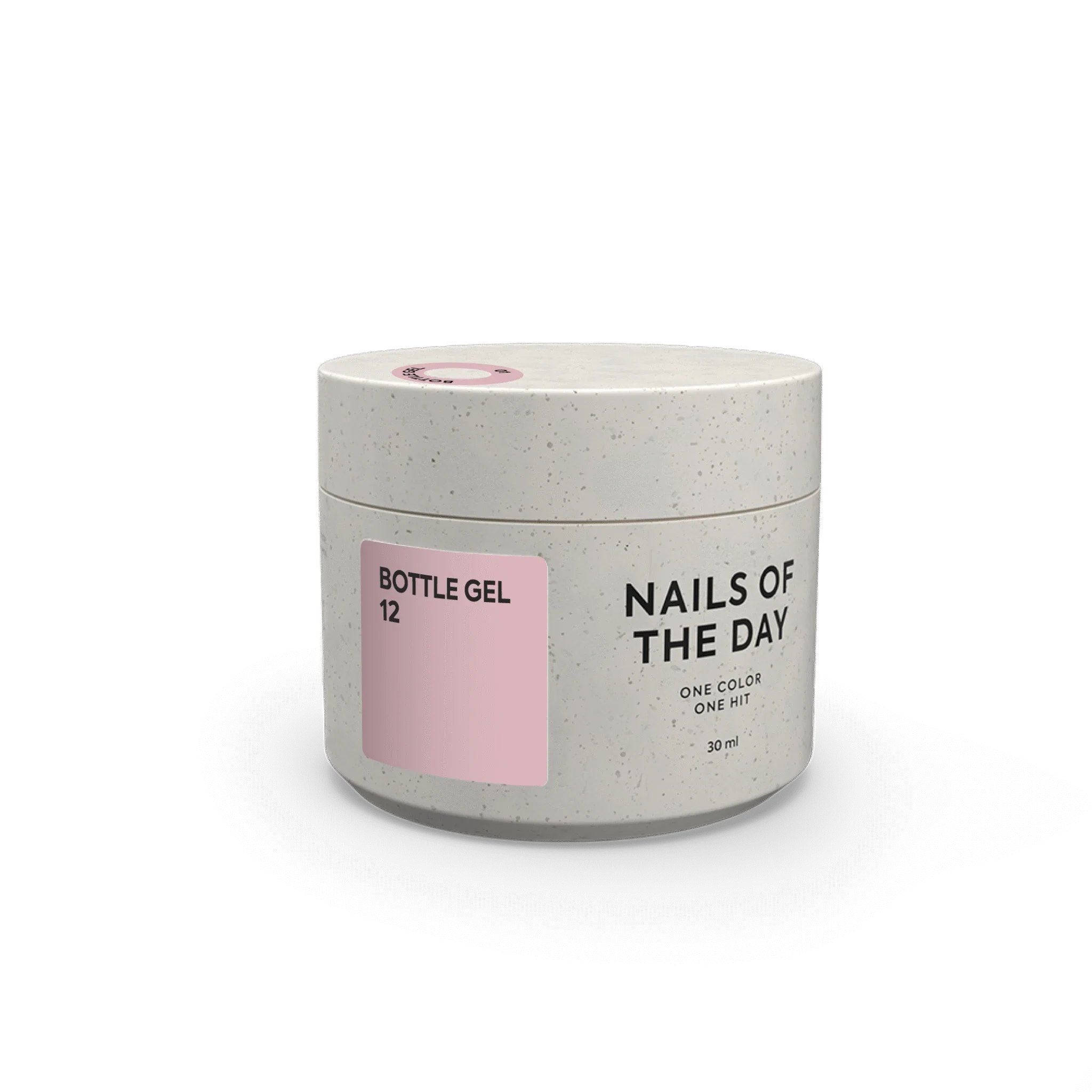 NAILSOFTHEDAY Bottle gel 12 — gel ultrafuerte para uñas, 10 ml