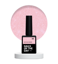 NAILSOFTHEDAY Bottle gel shimmer 03 – gel rosa claro ultrafuerte con brillo rojo, 10 ml