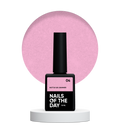 NAILSOFTHEDAY Bottle gel shimmer 04 – gel rosa ultrafuerte con brillo plateado, 10 ml
