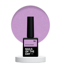 NAILSOFTHEDAY Bottle gel shimmer 06 – gel violeta ultrafuerte con brillo plateado, 10 ml