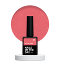 NAILSOFTHEDAY Bottle gel shimmer 07 - gel coral ultra fuerte con brillo plateado, 10 ml