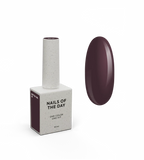 NAILSOFTHEDAY Bottle Gel 20 – gel ultrafuerte marrón con matices morados, 10 ml