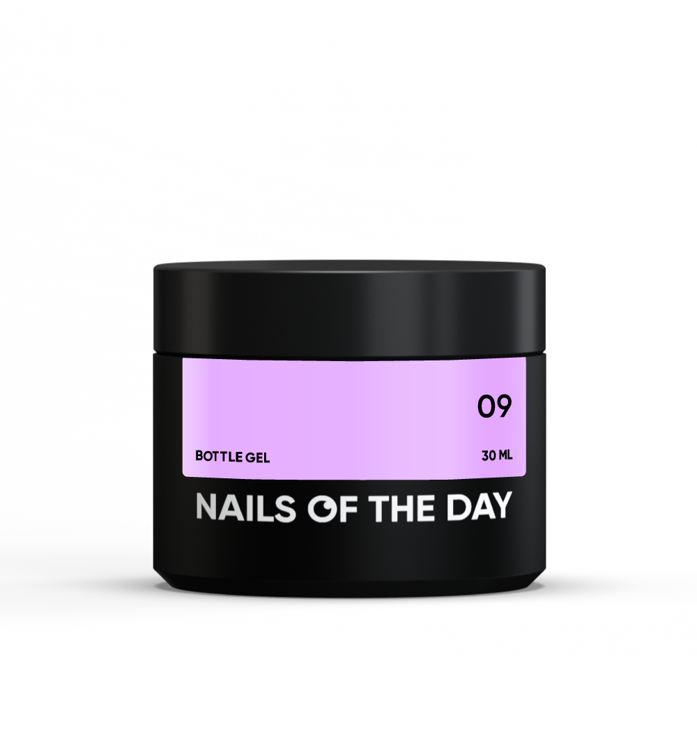 NAILSOFTHEDAY Bottle gel 09 – gel ultra fuerte , gel  legendaria, 10 ml