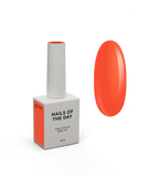 NAILSOFTHEDAY Bottle Gel 29 – gel ultraresistente naranja neón para el refuerzo de uñas, 10 ml