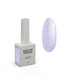 NAILSOFTHEDAY Bottle Gel 40 – gel ultraresistente lila con efecto reflectante para el refuerzo de uñas, 10 ml