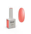 NAILSOFTHEDAY Bottle Gel 43 – gel ultraresistente rojo con con brillo fino para el refuerzo de uñas, 10 ml