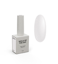 NAILSOFTHEDAY Bottle Gel 44 Shimmer — gel ultrarresistente blanco con shimmer plateado para reforzar las uñas, 10 ml