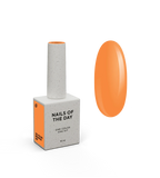 NAILSOFTHEDAY Gel Polish Brighten 099 — esmalte semipermanente naranja pastel, cubre en una capa, 10 ml
