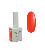 NAILSOFTHEDAY Gel Polish Carrot [Morkva] 219 – esmalte naranja zanahoria con cobertura en una sola capa, 10 ml