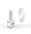 NAILSOFTHEDAY Gel Polish Cat Eye 17 — esmalte ojo de gato plateado sobre base lechosa, 6 ml