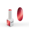 NAILSOFTHEDAY Gel Polish Cat Eye 06 — esmalte semipermanente rojo efecto ojo de gato con partículas metálicas finas y un ligero efecto reflectante. Cobertura total en una sola capa. 6 ml.