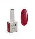 NAILSOFTHENIGHT Let's Special Céline - Esmalte semipermanente de uñas  rojo oscuro con purpurina roja que cubre una capa, 10 ml