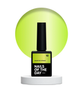 NAILSOFTHEDAY Color Top/Vitrage 10 — Top Coat Vitrage Amarillo Neón Semitransparente, 10 ml