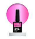 NAILSOFTHEDAY Color Top/Vitrage 11 — Top Coat Vitrage Rosa Brillante Semitransparente, 10 ml