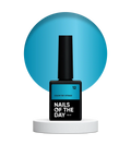 NAILSOFTHEDAY Color Top/Vitrage 12 — Top Coat Vitrage Azul Intenso Semitransparente, 10 ml