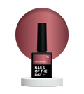NAILSOFTHEDAY Color Top/Vitrage 15 — Top Coat Vitrage Marrón Semitransparente, 10 ml