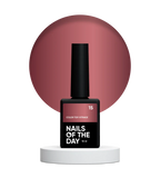 NAILSOFTHEDAY Color Top/Vitrage 15 — Top Coat Vitrage Marrón Semitransparente, 10 ml