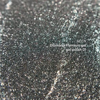 NAILSOFTHENIGHT Diamond Premium gel - gel polish 01— esmalte semipermanente plateado con finas hojas metálicas para uñas, 5 ml