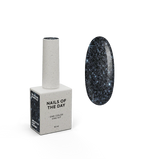 NAILSOFTHEDAY Gel Polish Eclipse — esmalte semipermanente negro-azul reflectante, 10 ml