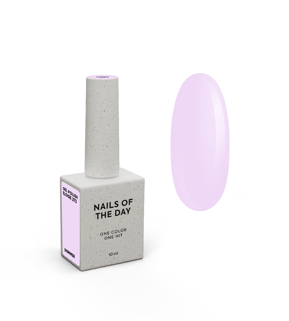 NAILSOFTHEDAY Let’s special Eloise — esmalte semipermanente rosa frío con brillo fino, 10 ml