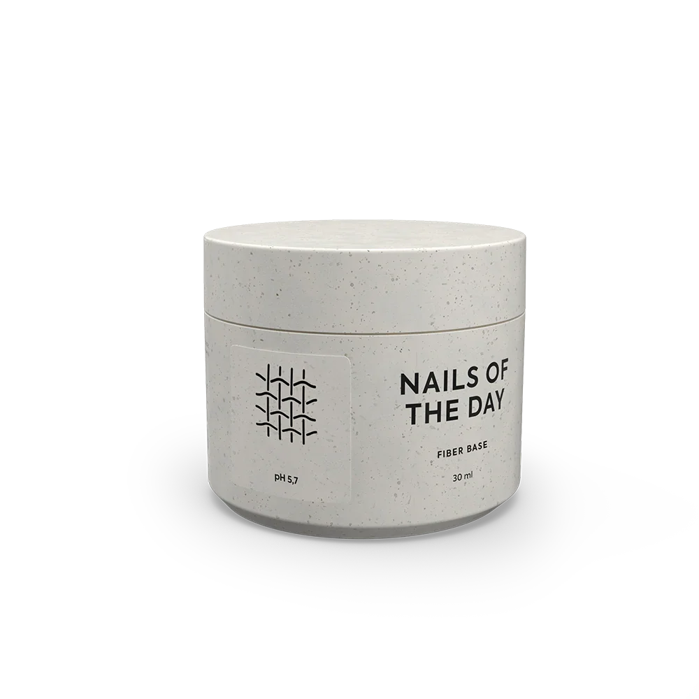 NAILSOFTHEDAY Fiber base – base para uñas con fibras de nailon, 10 ml