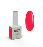 NAILSOFTHEDAY Gel Polish Watermelon-215 — esmalte semipermanente rojo coral intenso con cobertura total en una sola capa, 10 ml