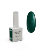 NAILSOFTHENIGHT Let's Special Kevin: esmalte semipermanente verde oscuro que refleja la luz y cubre en una capa, 10 ml