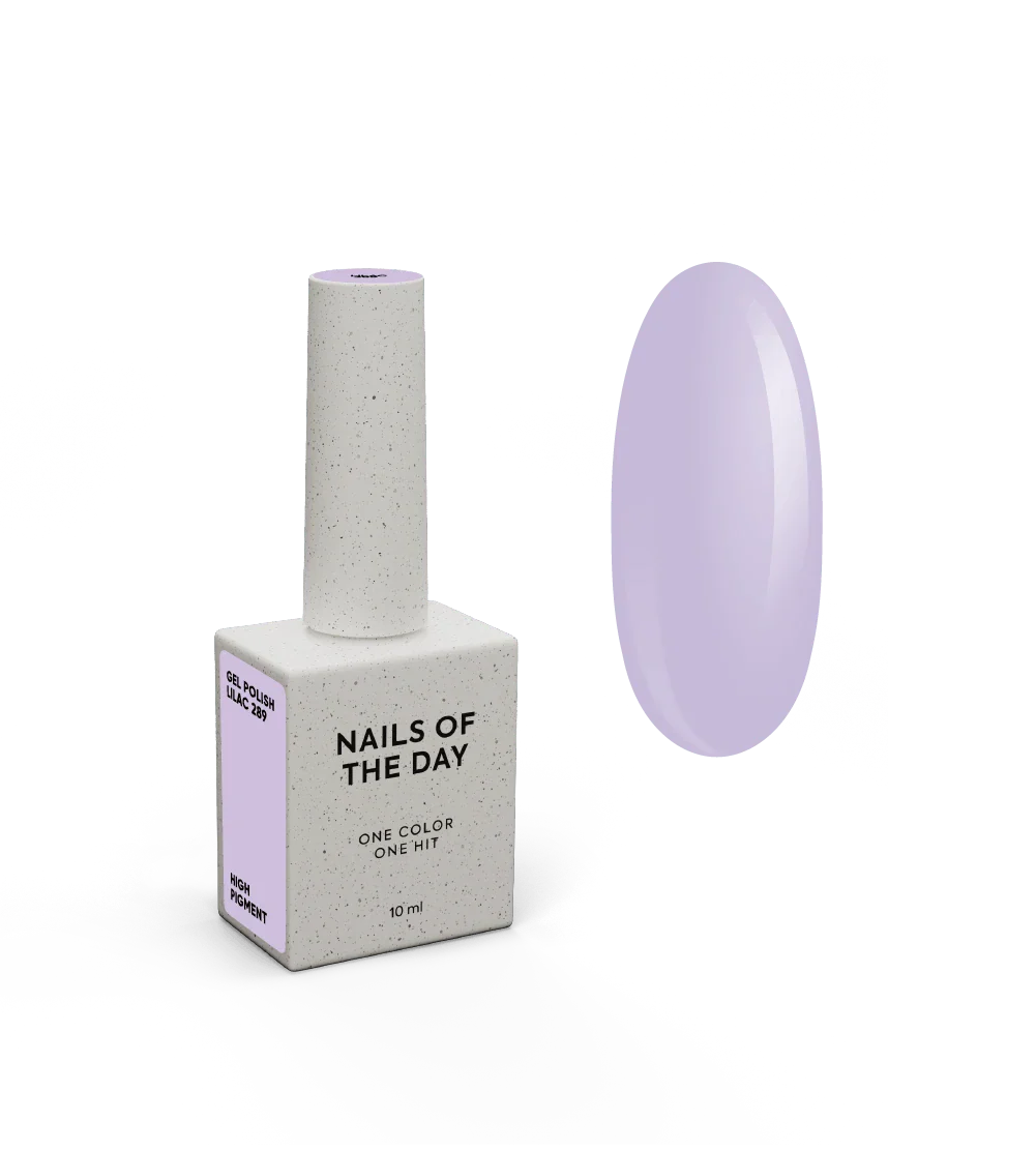 NAILSOFTHEDAY Let's Special Lilac — Esmalte semipermanente de uñas  especial lila superpuesto en una capa, 10 ml