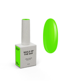 NAILSOFTHEDAY Let's Special Lime: un esmalte semipermanente especial de verde neón que se superpone en una capa, 10 ml