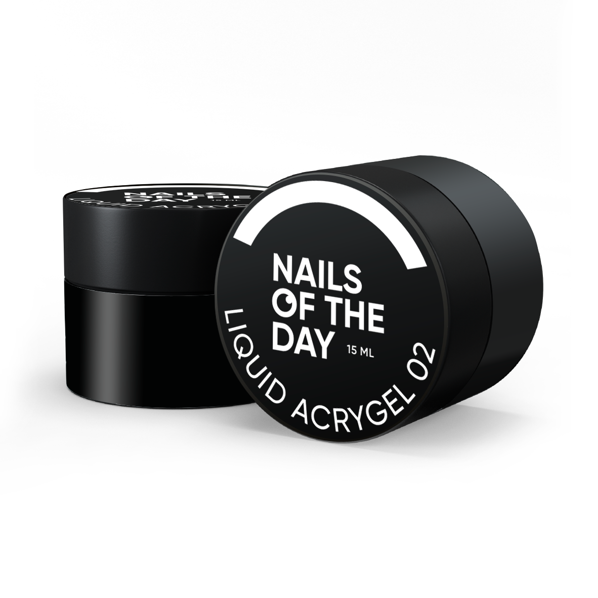 NAILSOFTHEDAY Liquid Acrygel 02 — Acrygel líquido lechoso de nueva fórmula para uñas, 15 ml