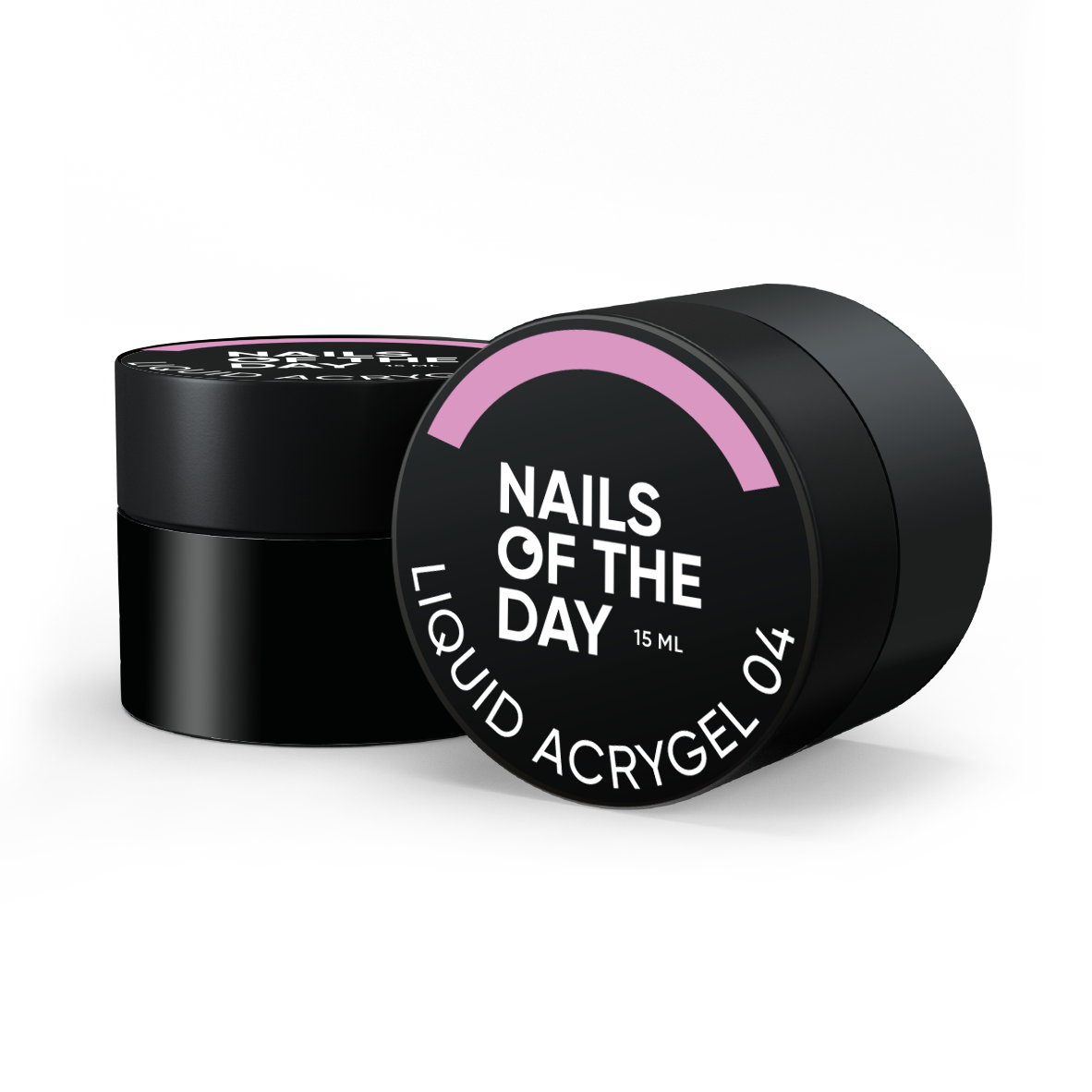 NAILSOFTHEDAY Liquid Acrygel 04 — Acrygel líquido rosa de nueva fórmula para uñas, 15 ml