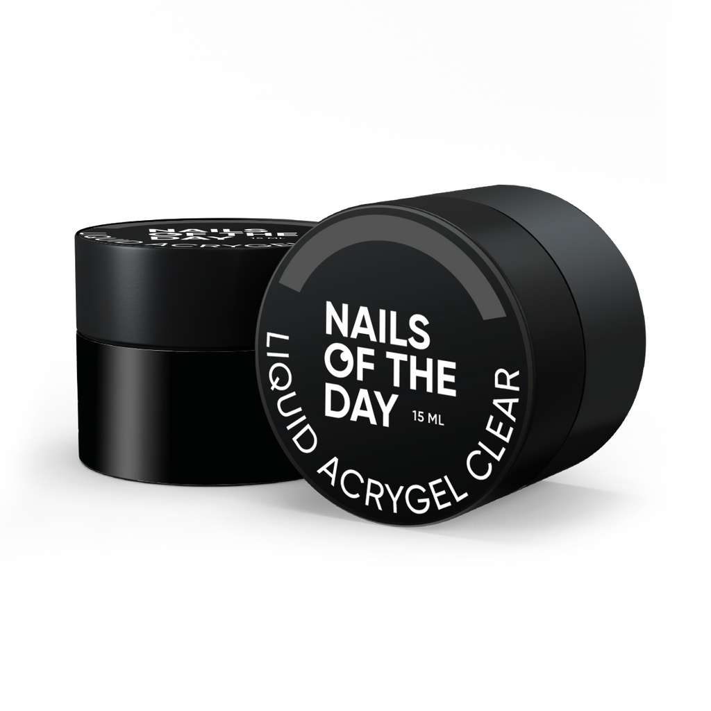 NAILSOFTHEDAY Liquid Acrygel clear — acrílico líquido transparente de una nueva fórmula para las uñas, 15 ml