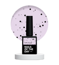 NAILSOFTHEDAY MiDots gel polish 01: esmalte semipermanente rosa lechoso con puntos negros para uñas, 10 ml