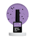 NAILSOFTHEDAY MiDots gel polish 02 - esmalte semipermanente lila con puntos negros, 10 ml