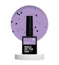 NAILSOFTHEDAY MiDots gel polish 03 - esmalte semipermanente  morado con puntos negros, 10 ml