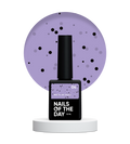 NAILSOFTHEDAY MiDots gel polish 04 - esmalte semipermanente  violeta claro con puntos negros, 10 ml