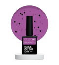 NAILSOFTHEDAY MiDots gel polish 05 — esmalte semipermanente  frambuesa con puntos negros para uñas, 10 ml