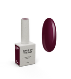 NAILSOFTHEDAY Let's Special Monique - esmalte semipermanente de uñas  color ciruela oscuro que cubre una capa, 10 ml