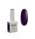 NAILSOFTHEDAY Gel Polish Montana — esmalte semipermanente morado oscuro, cobertura en una sola capa, 10 ml