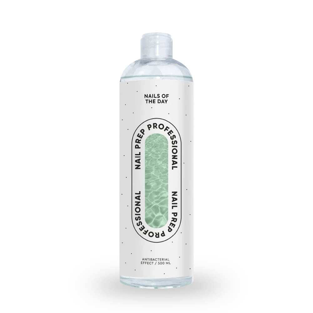 NAILSOFTHEDAY Nail Prep - un producto profesional para desengrasar y deshidratar las uñas naturales con acción antibacteriana y antifúngica, 200 ml
