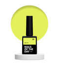 NAILSOFTHEDAY Neon top 01 – top amarillo neón sin una capa pegajosa para uñas, 10 ml