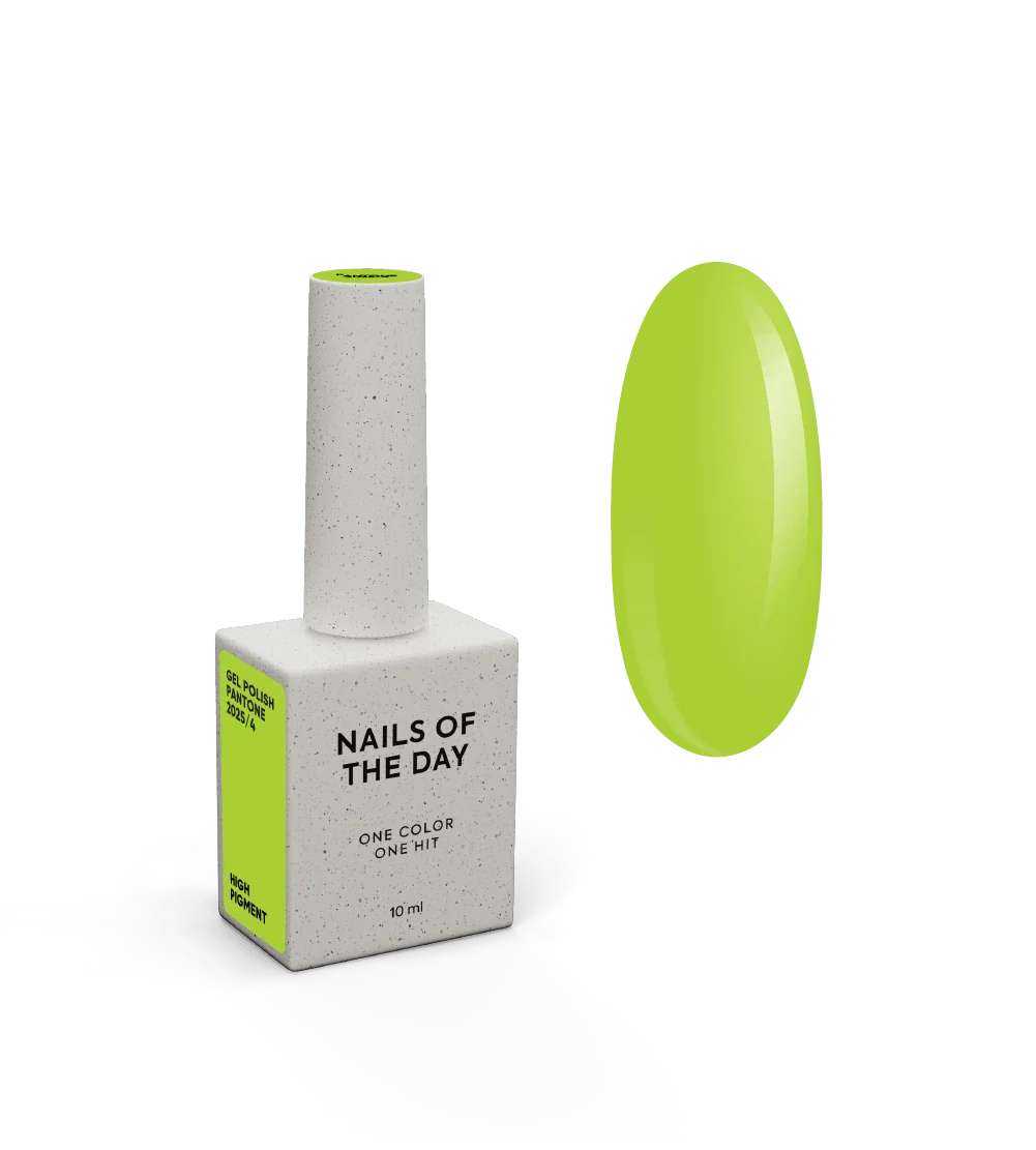 NAILSOFTHEDAY Let’s special Pantone2025/4 — esmalte semipermanente verde oliva, que cubre en una capa, 10 ml.