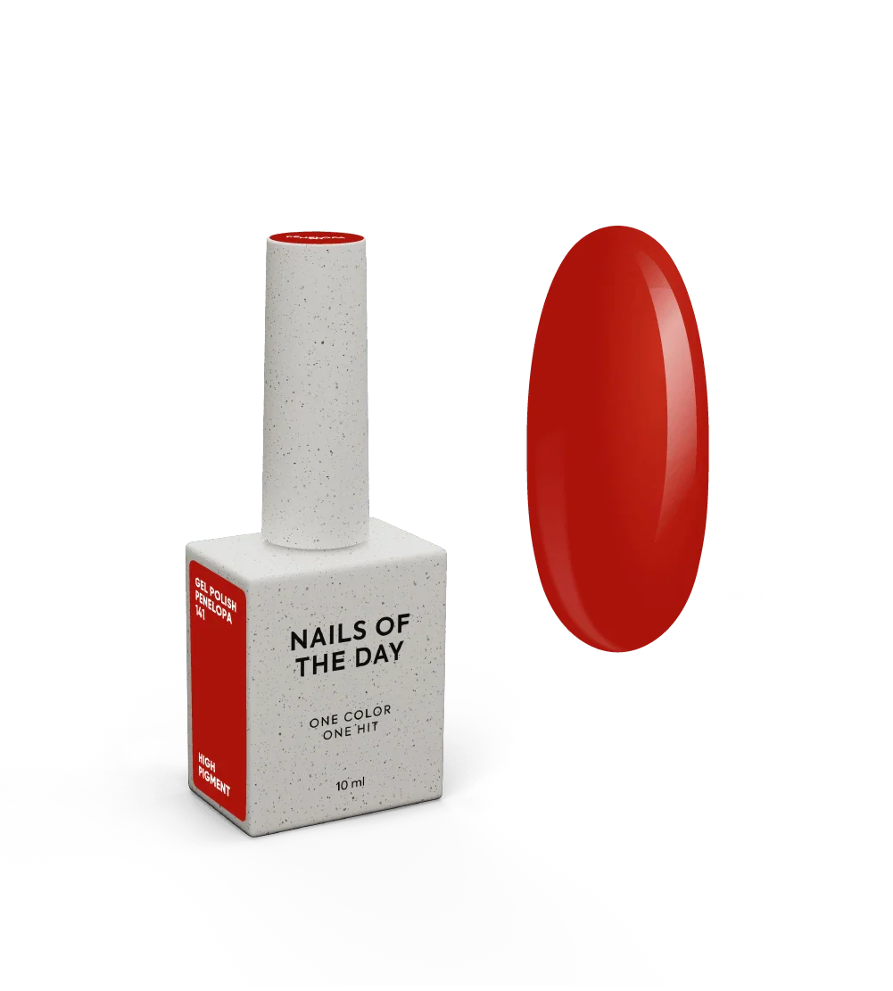 NAILSOFTHEDAY Let's Special Penelopa - Esmalte semipermanente color rojo profundo de Uñas 10ml