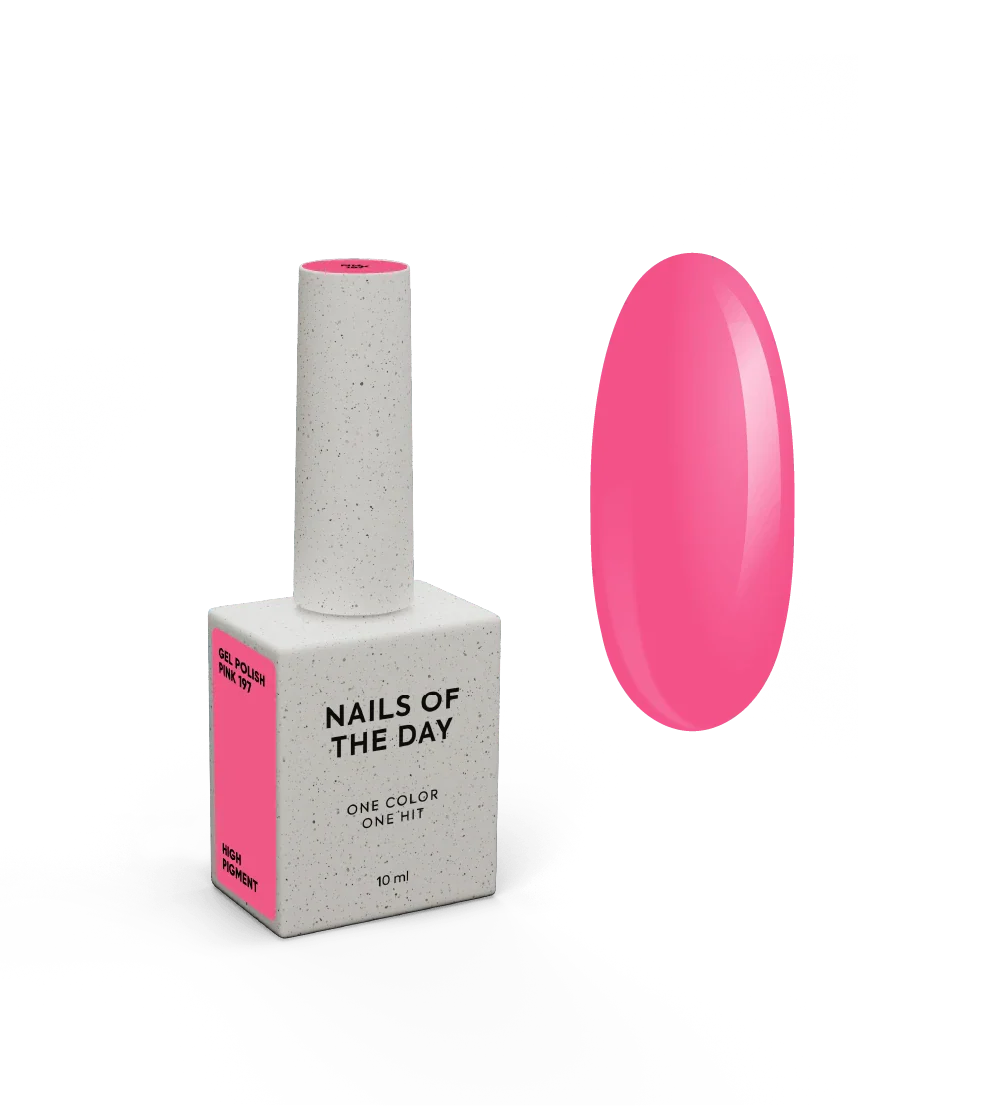 NAILSOFTHEDAY Let's Special Pink: esmalte semipermanente de uñas rosa especial que se superpone en una capa, 10 ml